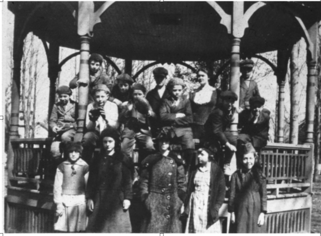 Vernon Center Gazebo early 1900s Vernon Center Gazebo