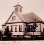 Front of Vernon Center Schoolhouse, 1906